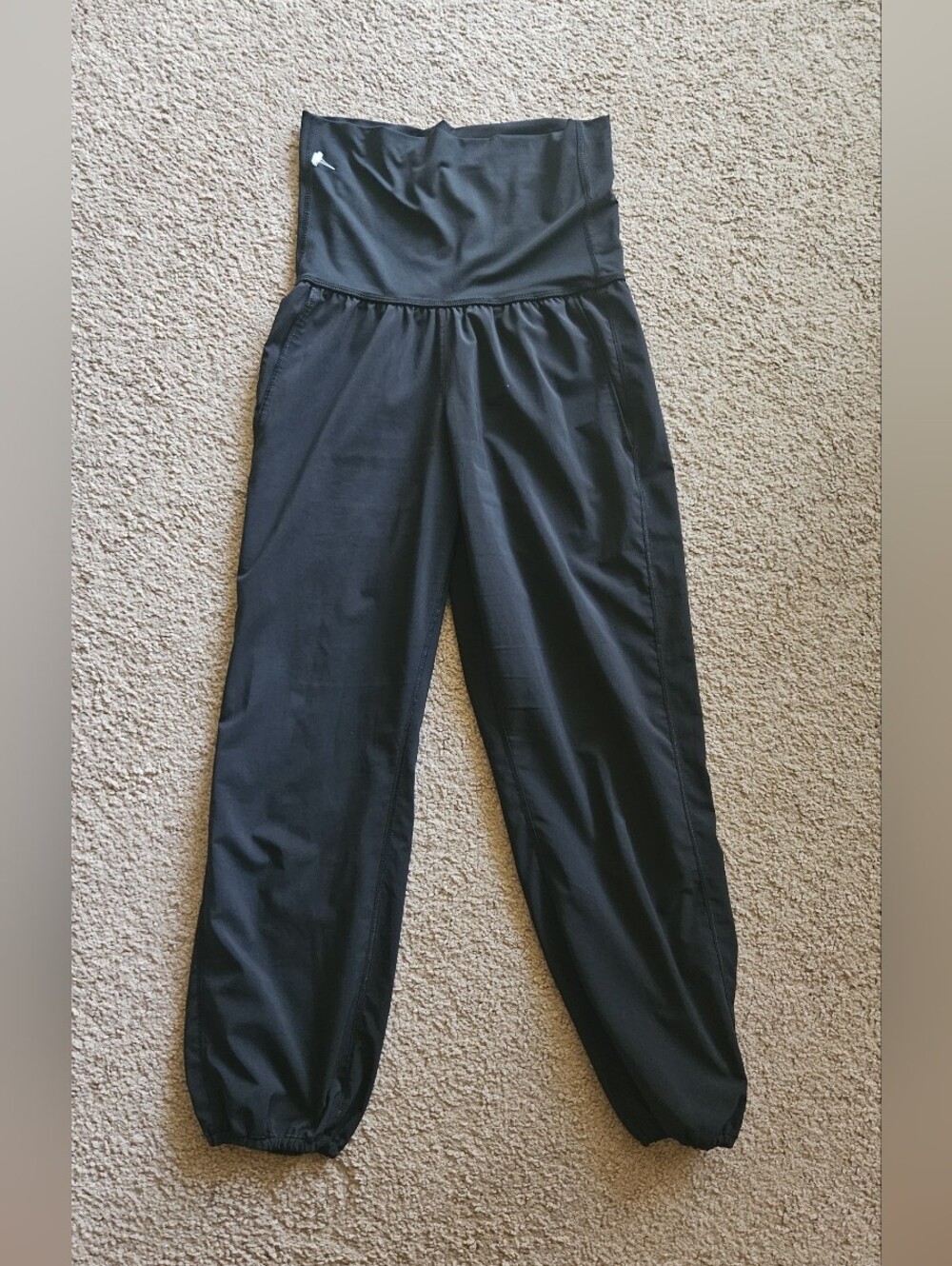 lululemon athletica Black High-Waist Relaxed Track Pants